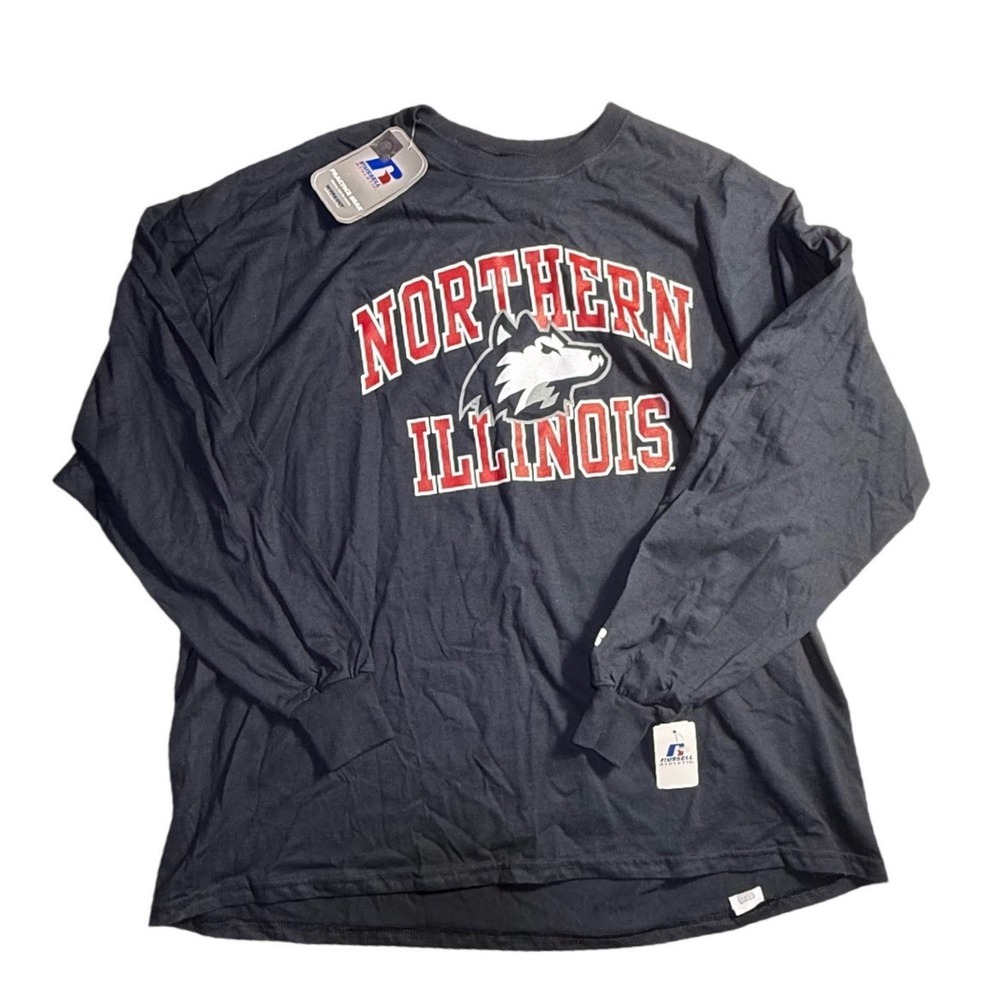 Russell Athletic Northern Illinois Huskies Long Sleeve Shirt Black XXL-2258